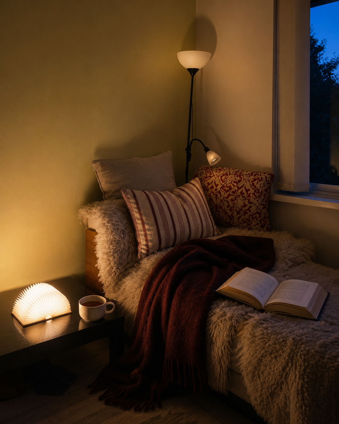 The Classic book light, reading nook